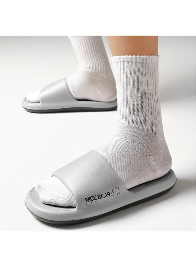 نايس شباشب رجالية صيفية خفيفة الوزن للاستخدام الداخلي والخارجي، مصنوعة من إسفنج EVA مانع للانزلاق، شباشب حمام مفتوحة الأصابع للرجال - Image 4